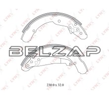 Колодки тормозные VW Caddy, Polo Sedan SKODA Octavia (96-) задние барабанные (230х32мм) (4шт.) LYNX